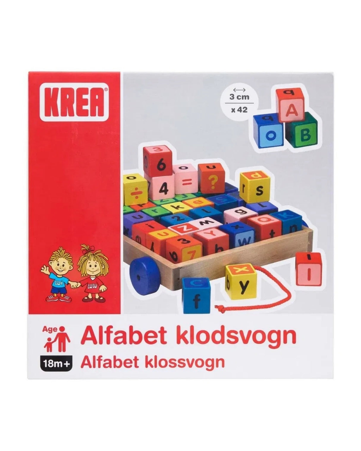 KREA Alphabet Block Wagon