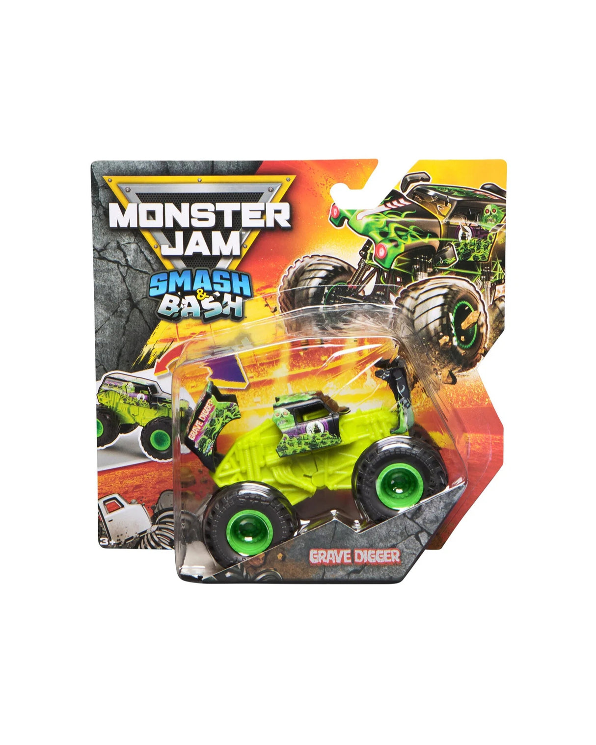 Monster Jam 1:64 Smash &amp; Bash - Grave Digger