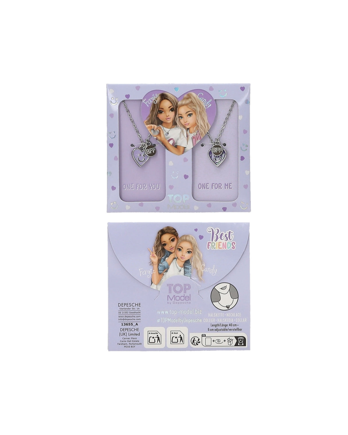 TOPModel Halskædesæt BFF