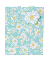 Lille gavepose med blomsterdesign – 23 x 18 x 10 cm