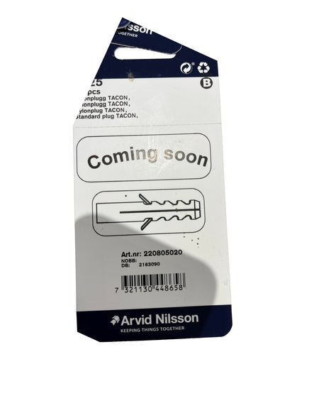 Plug tacon 5X25 nylon 20 Stk