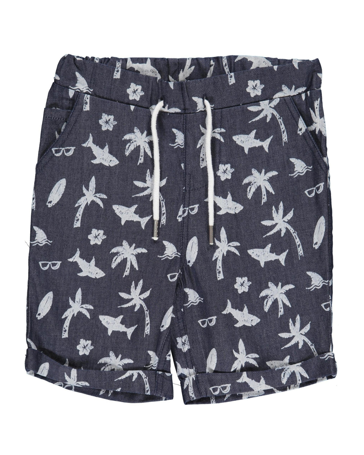 Blå bombibitt shorts - 60153-016