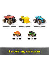 Monster Jam multi Scale Country Jam 5 pack