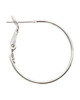 Ørering, diam. 25 mm, forsølvet, 8stk./ 1 pk