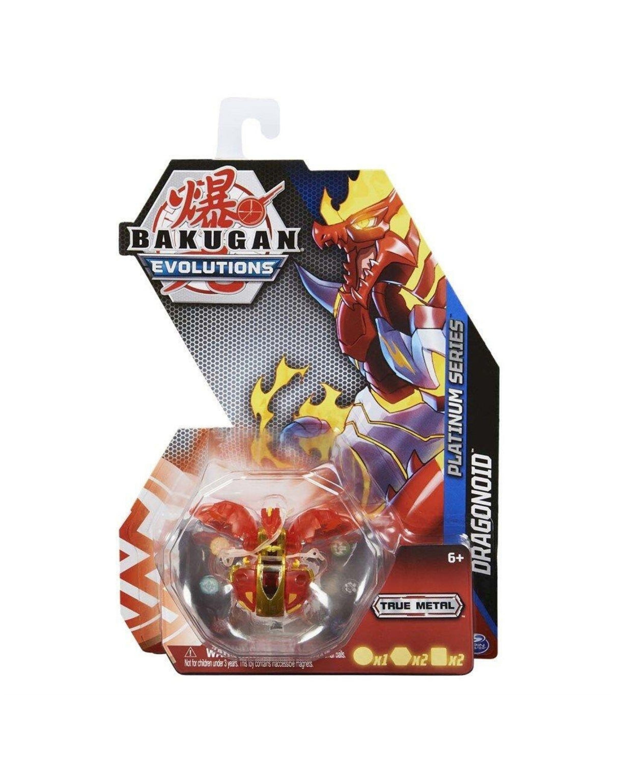 Bakugan Diecast Strength - Dragonoid Red