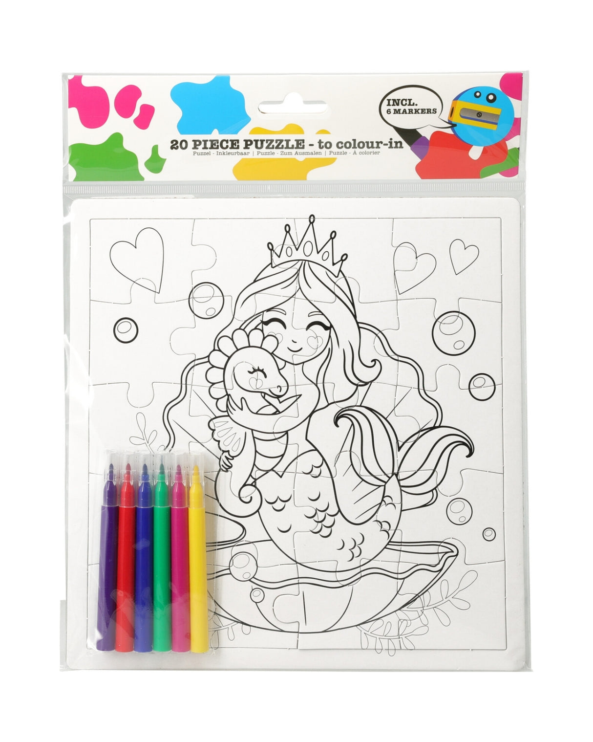 Puslespil du selv kan farvelægge