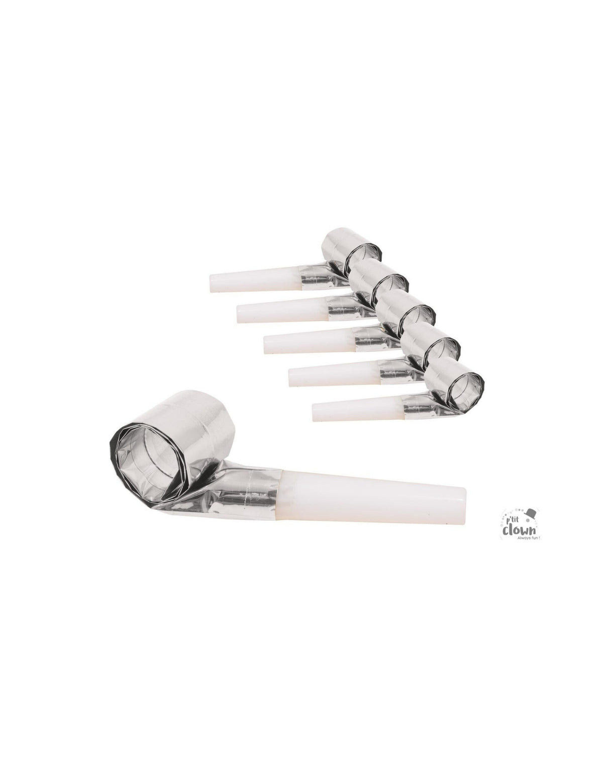 Silver rattles 6 pieces