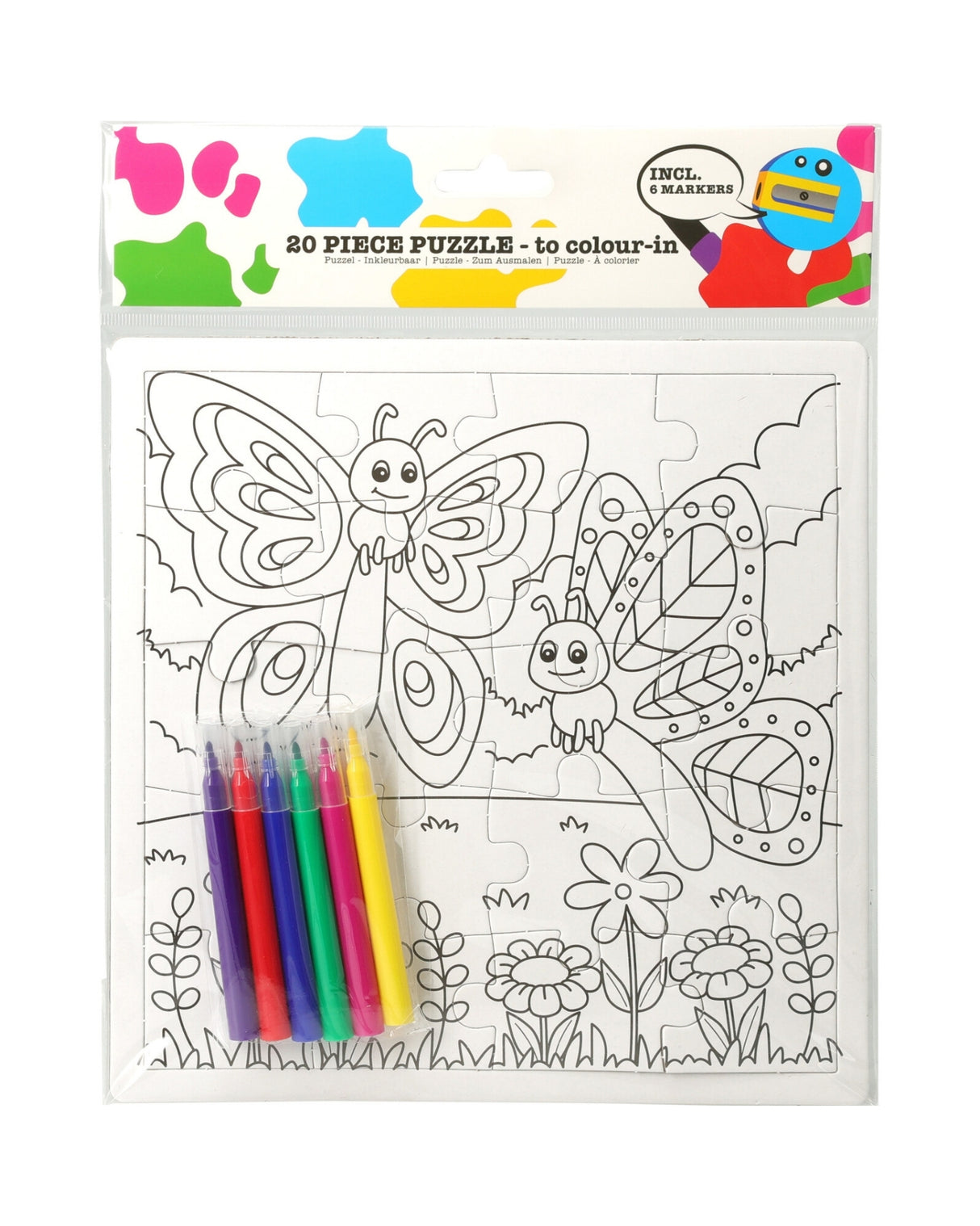 Puslespil du selv kan farvelægge