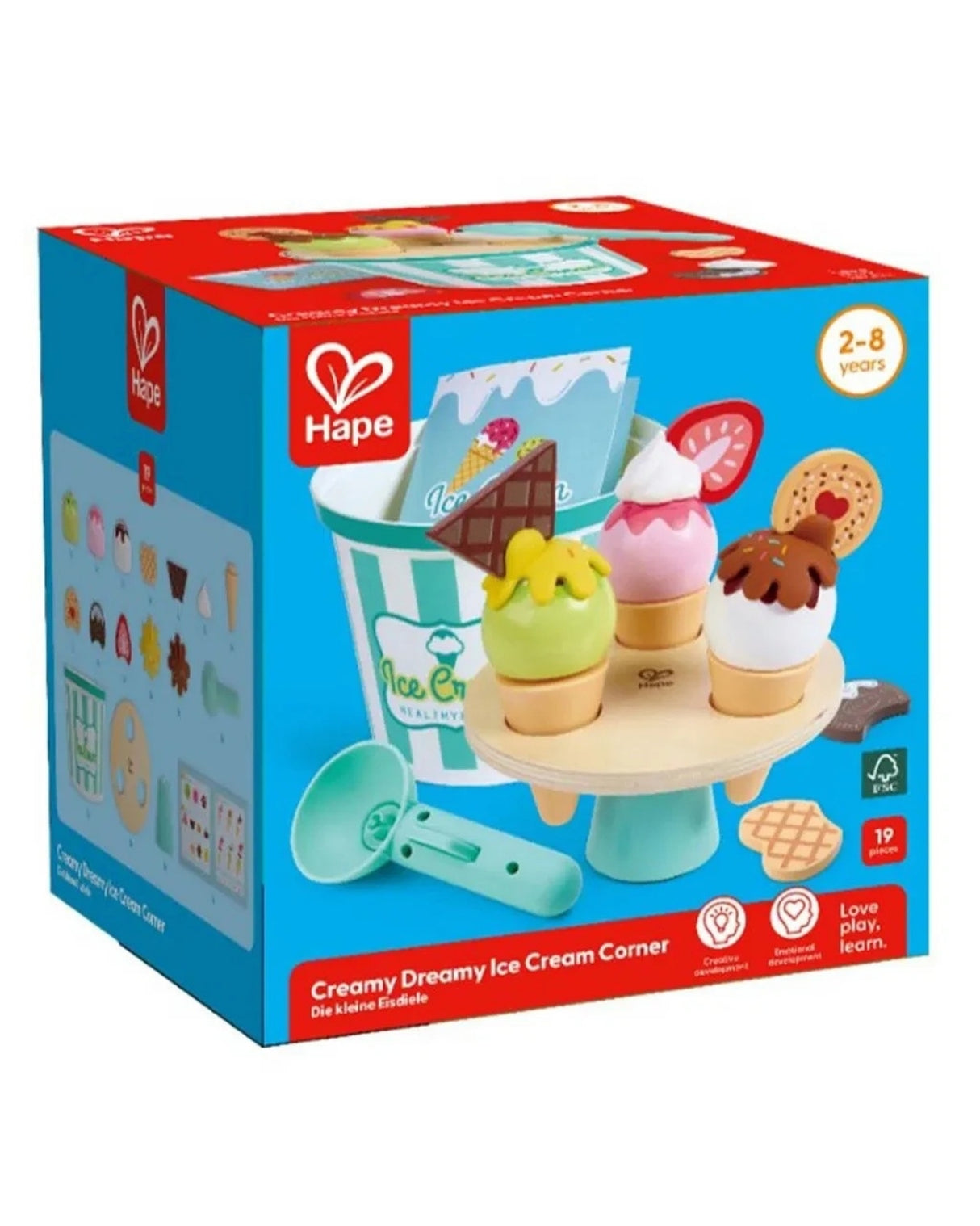 Hape Ice Cream Bucket Playset