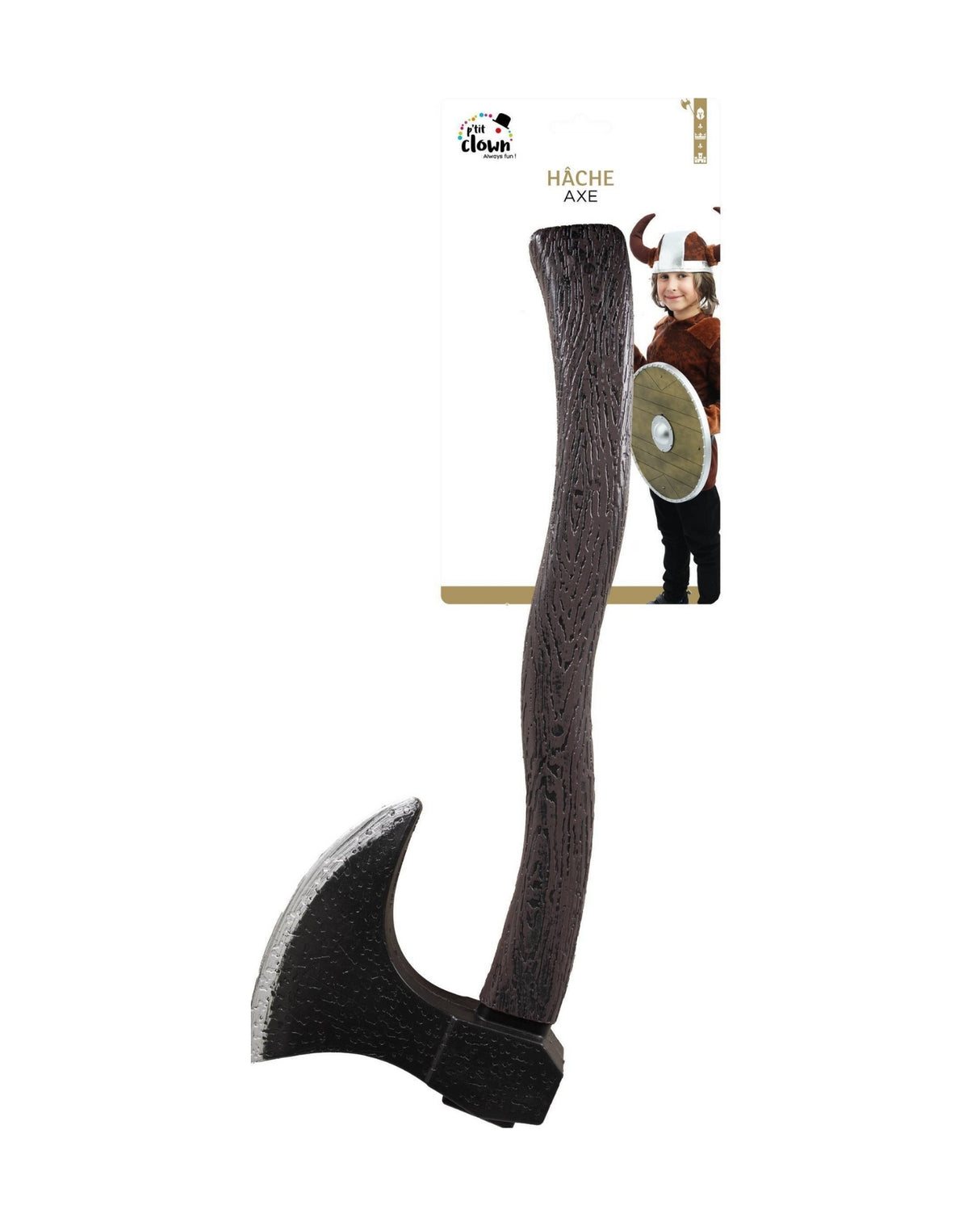 Witch wig - Black and gray