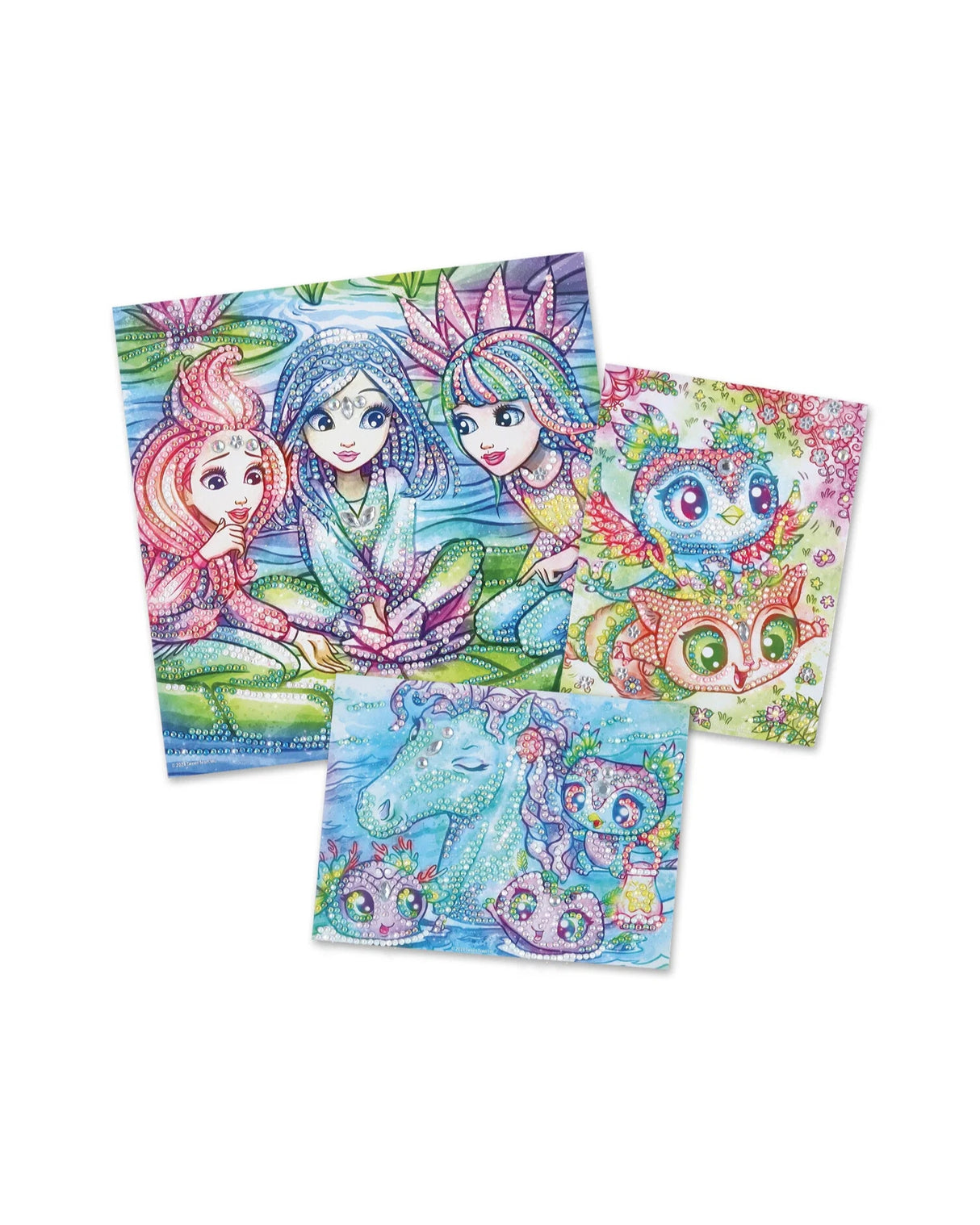 Nebulous Stars Dazzle-By-Number Rainbow