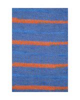 Just Sock Wool 50g - Fv.4 Støvet blå/Kobolt/Orange  - Fra Mayflower