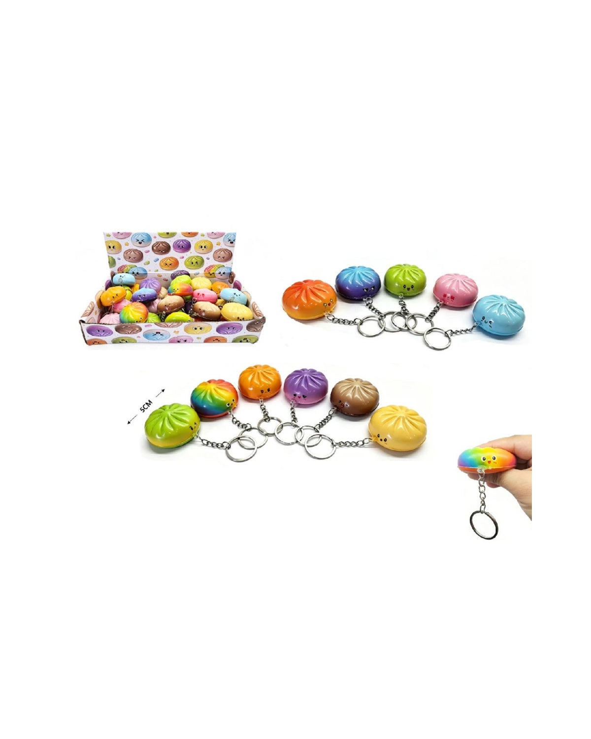 Dumpling Nøglering – 5 cm