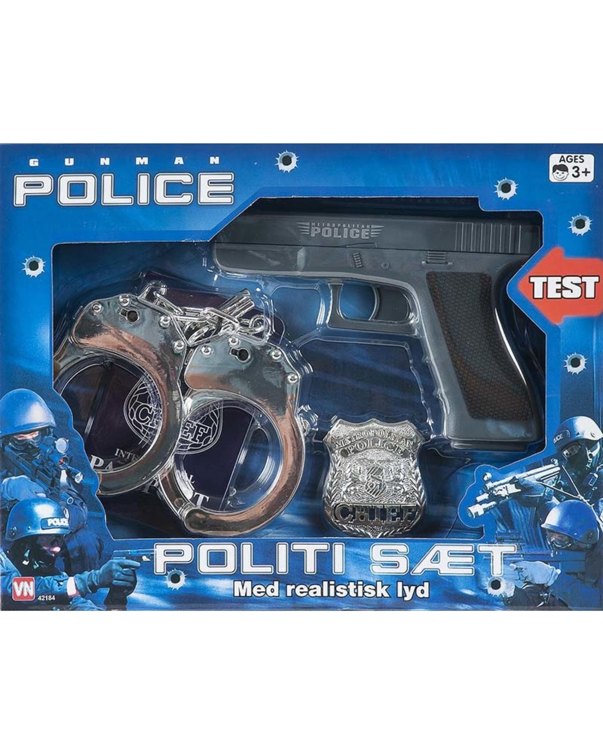 Police sæt med lyd