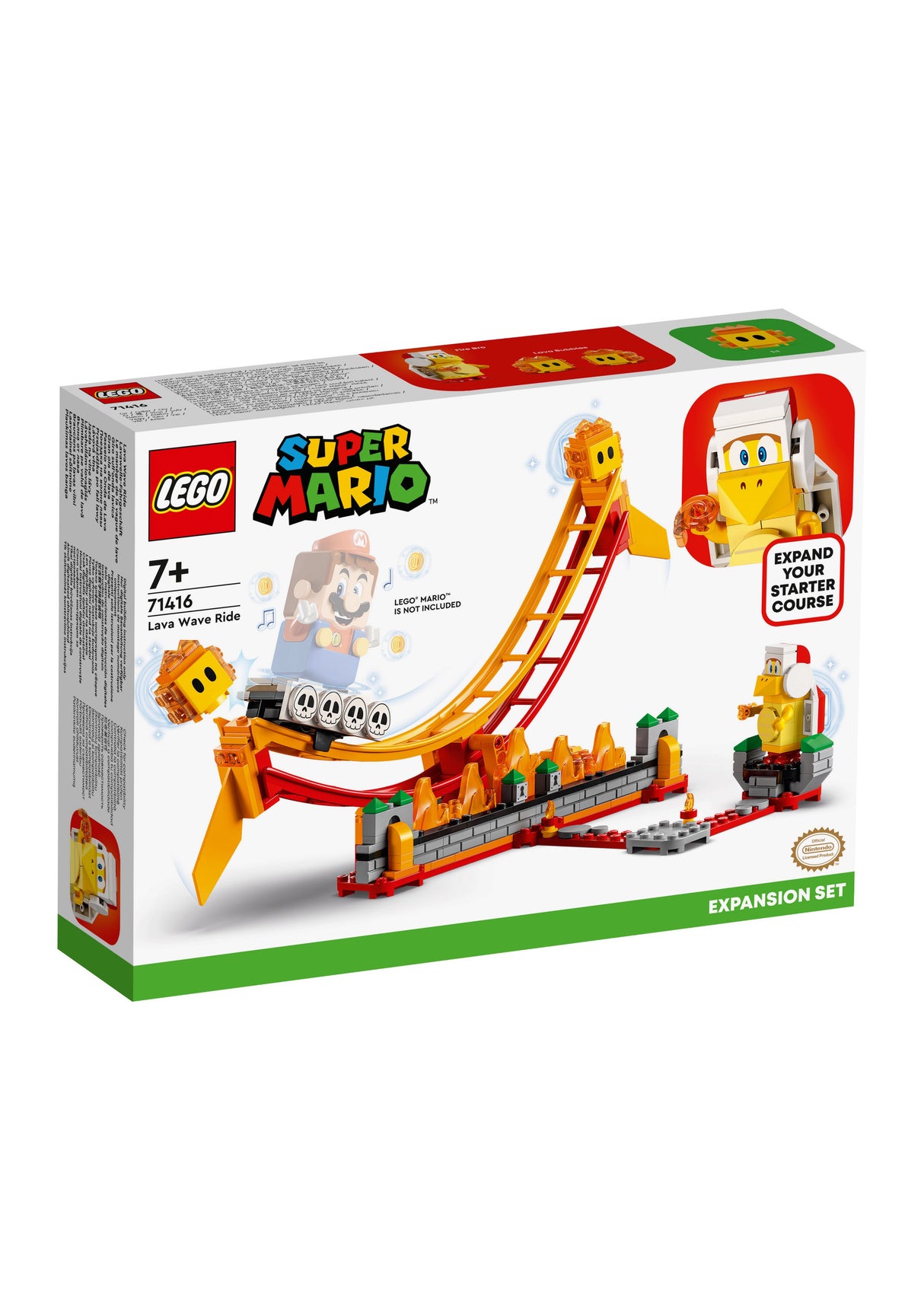 LEGO 71416 Super Mario Lava Wave Ride – Expansion Set - LEGO Super Mario