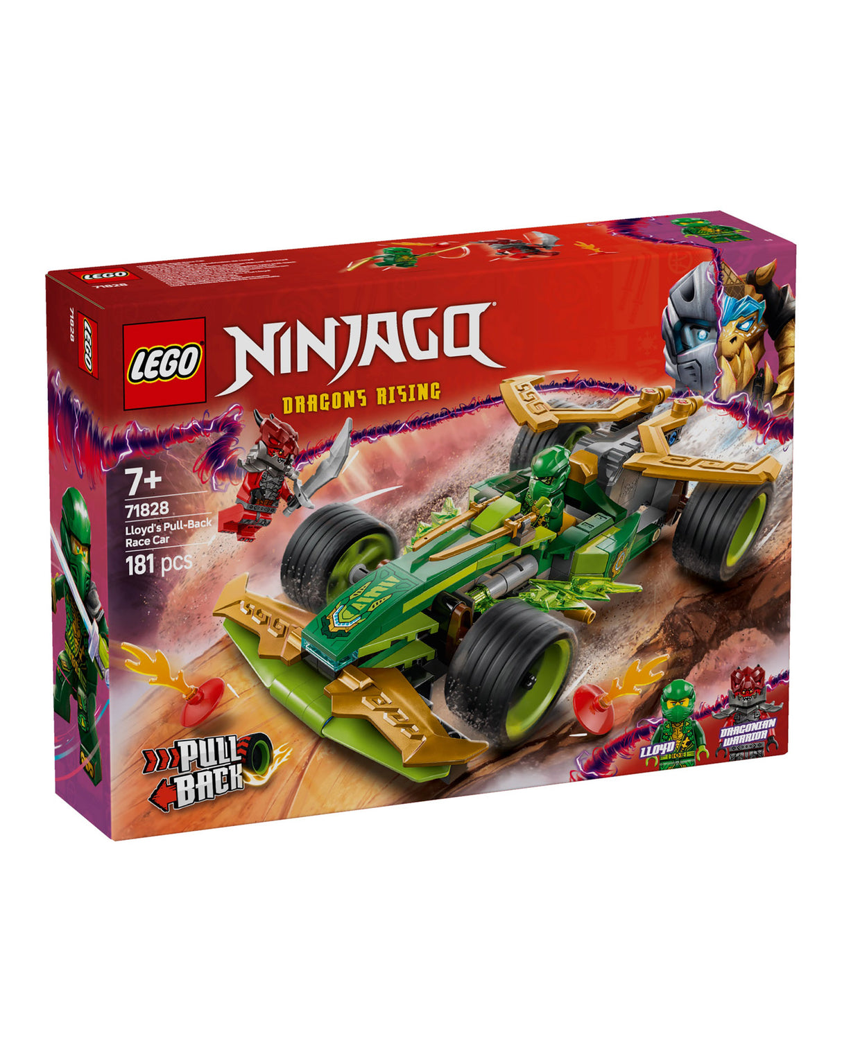 LEGO 71828 Lloyd's Pull-Back Race Car - LEGO Ninjago