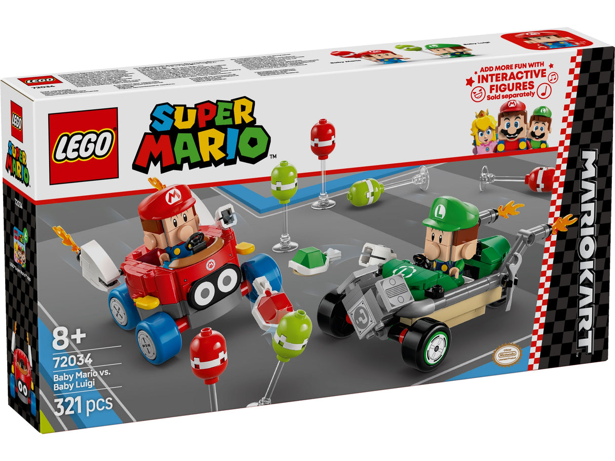 LEGO 72034 Mario Kart™ - Baby Mario vs. Baby Luigi - LEGO Super Mario