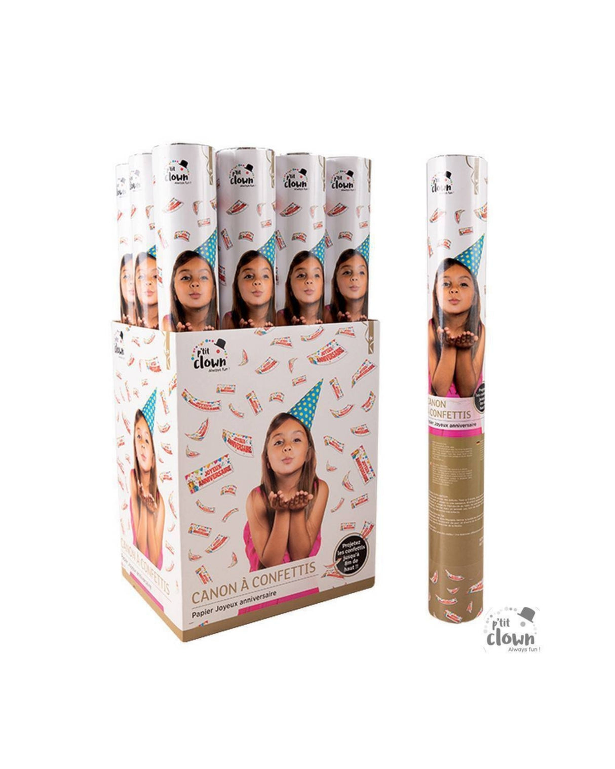 Party kanon 40cm med konfetti