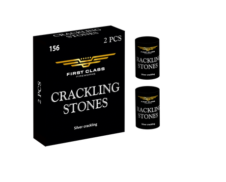 (Nr.156) Crackling stones 2 pcs