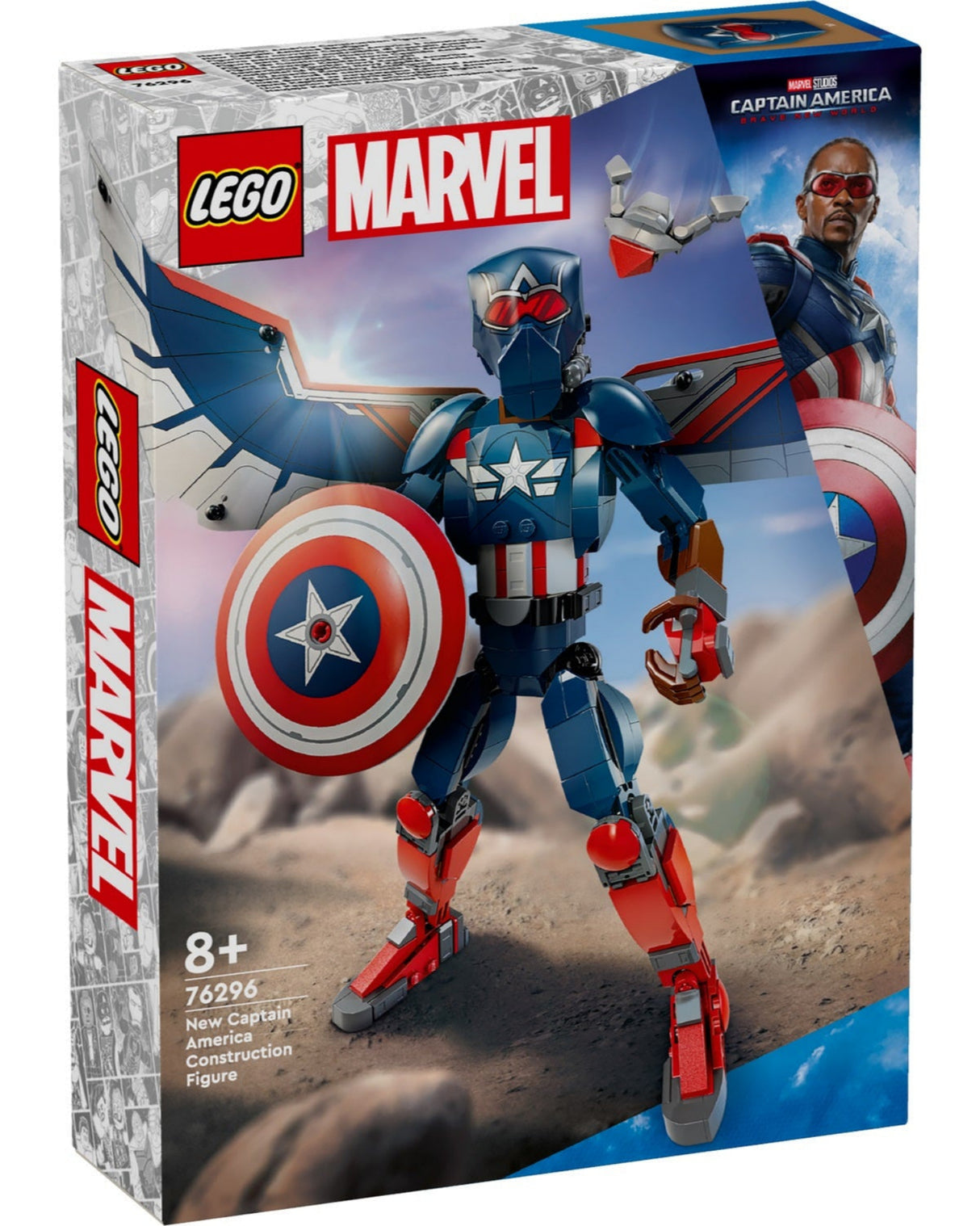LEGO 76296 Build-your-own figure of the new Captain America - LEGO Marvel