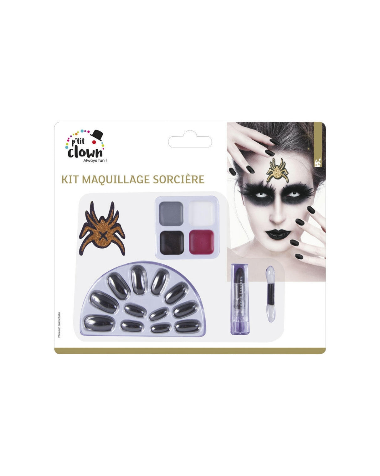 Witch makeup kit