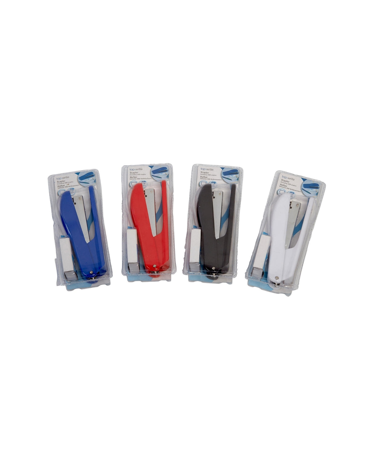 Klipsemaskine 15 cm med 500 klips - Hæftemaskine