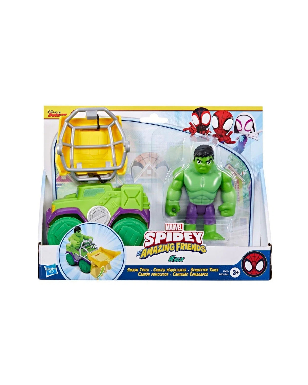 Spidey & Friends Vehicle & Figure 10 cm - Hulk