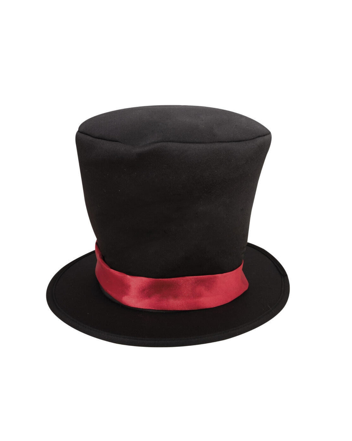 Top hat with red ribbon