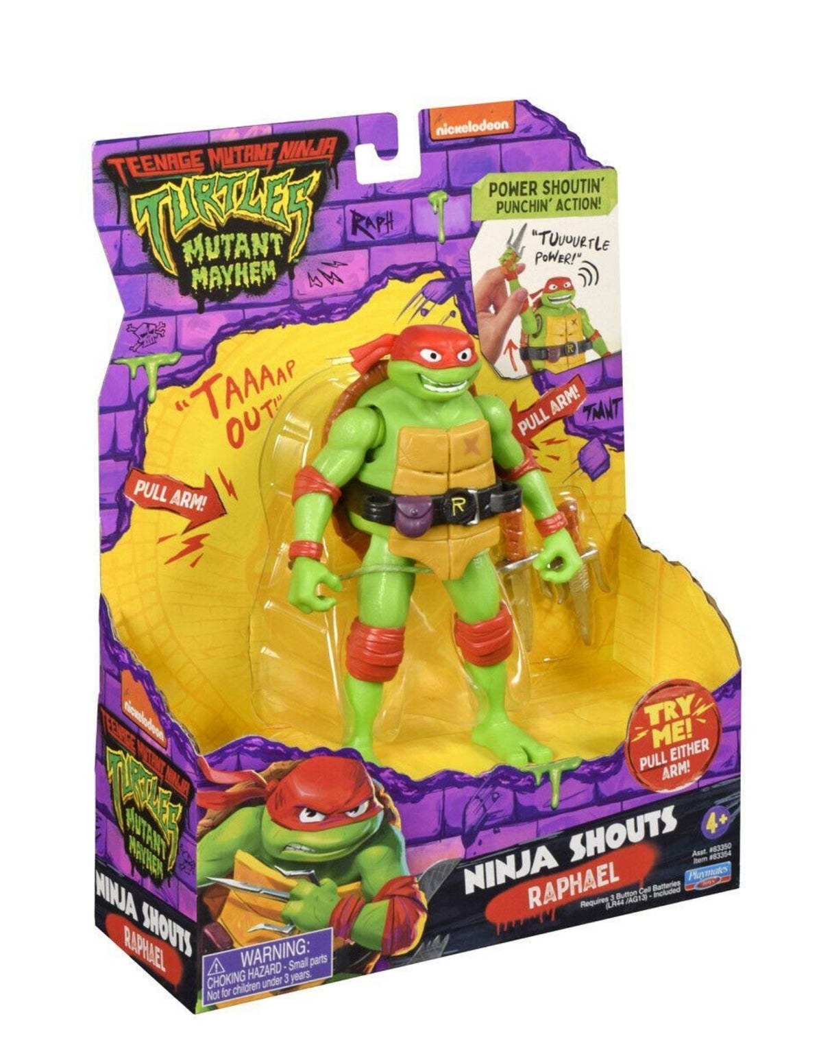 Turtles Mutant Mayhem Power Sounds 14cm - Raphael