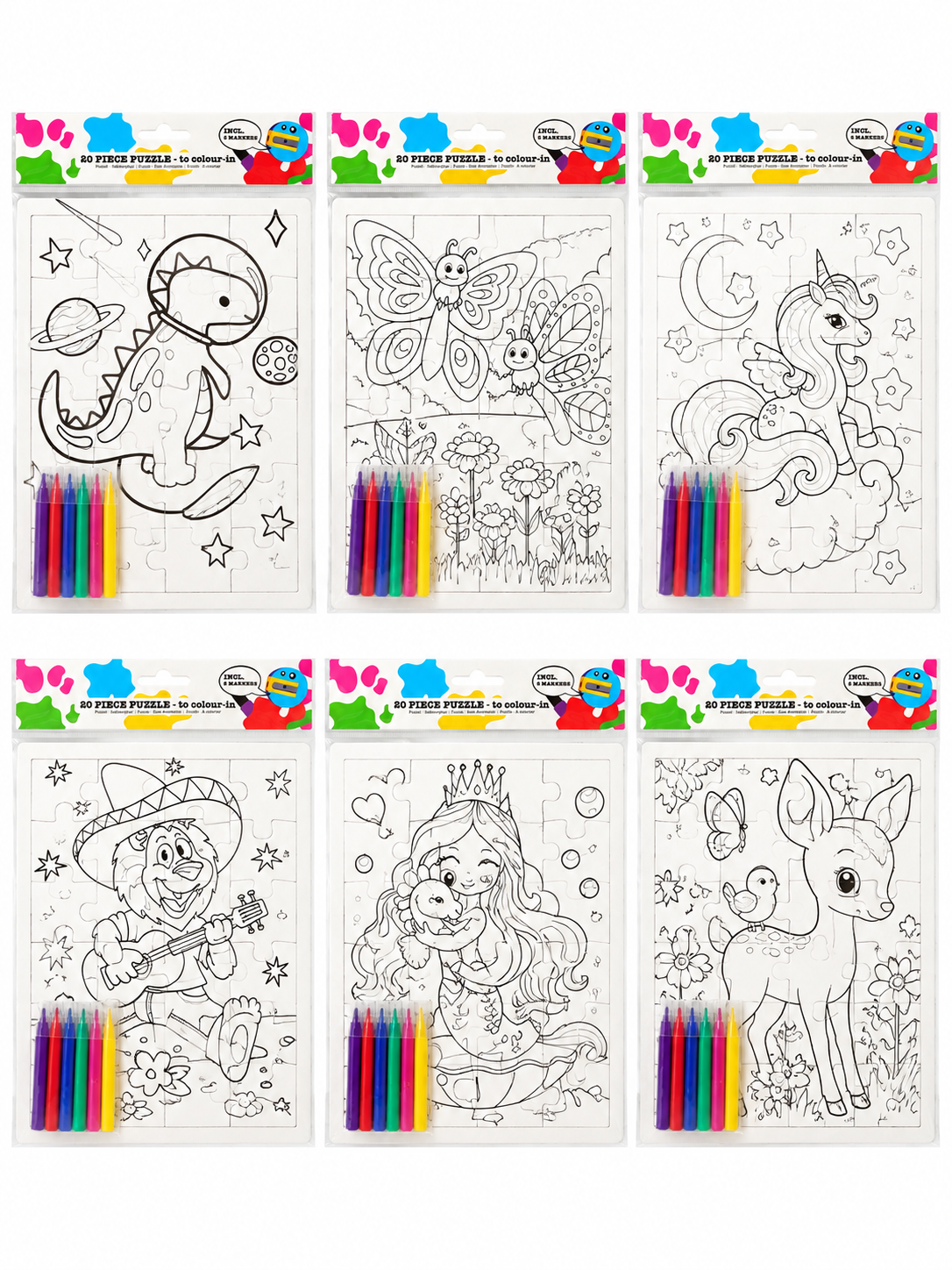 Puzzles you can color yourself