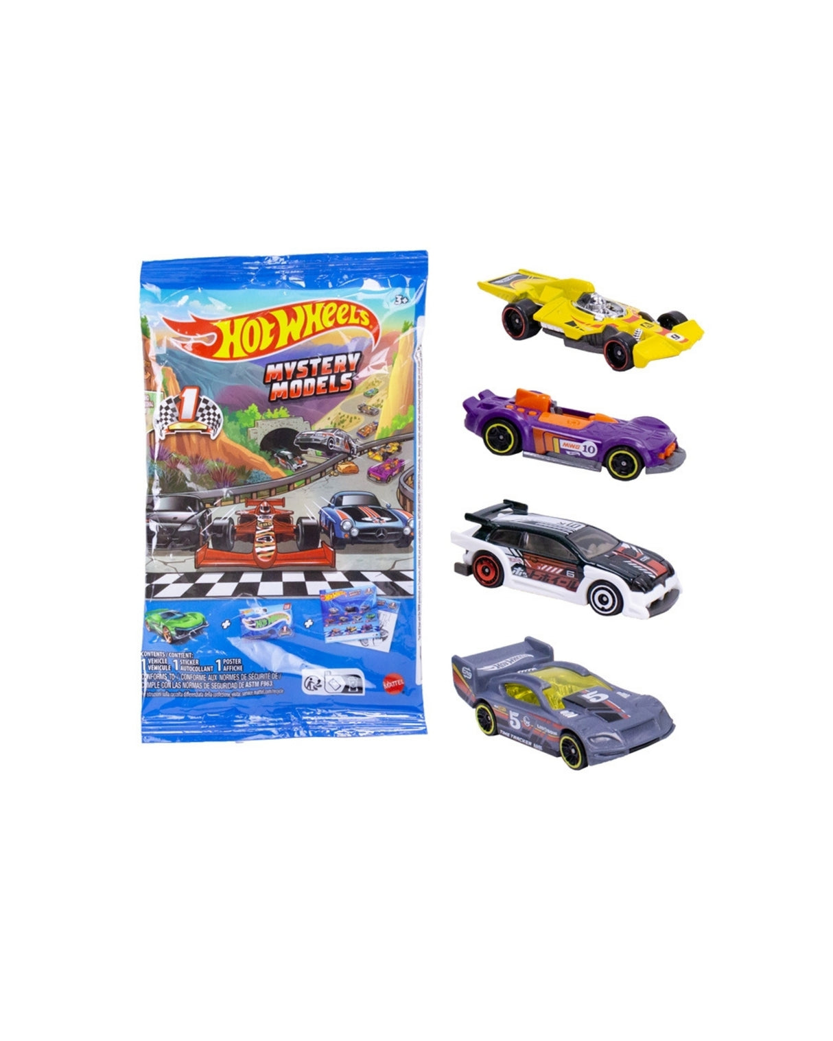 Mattel Hot Wheels køretøjer i spændende blindbag.