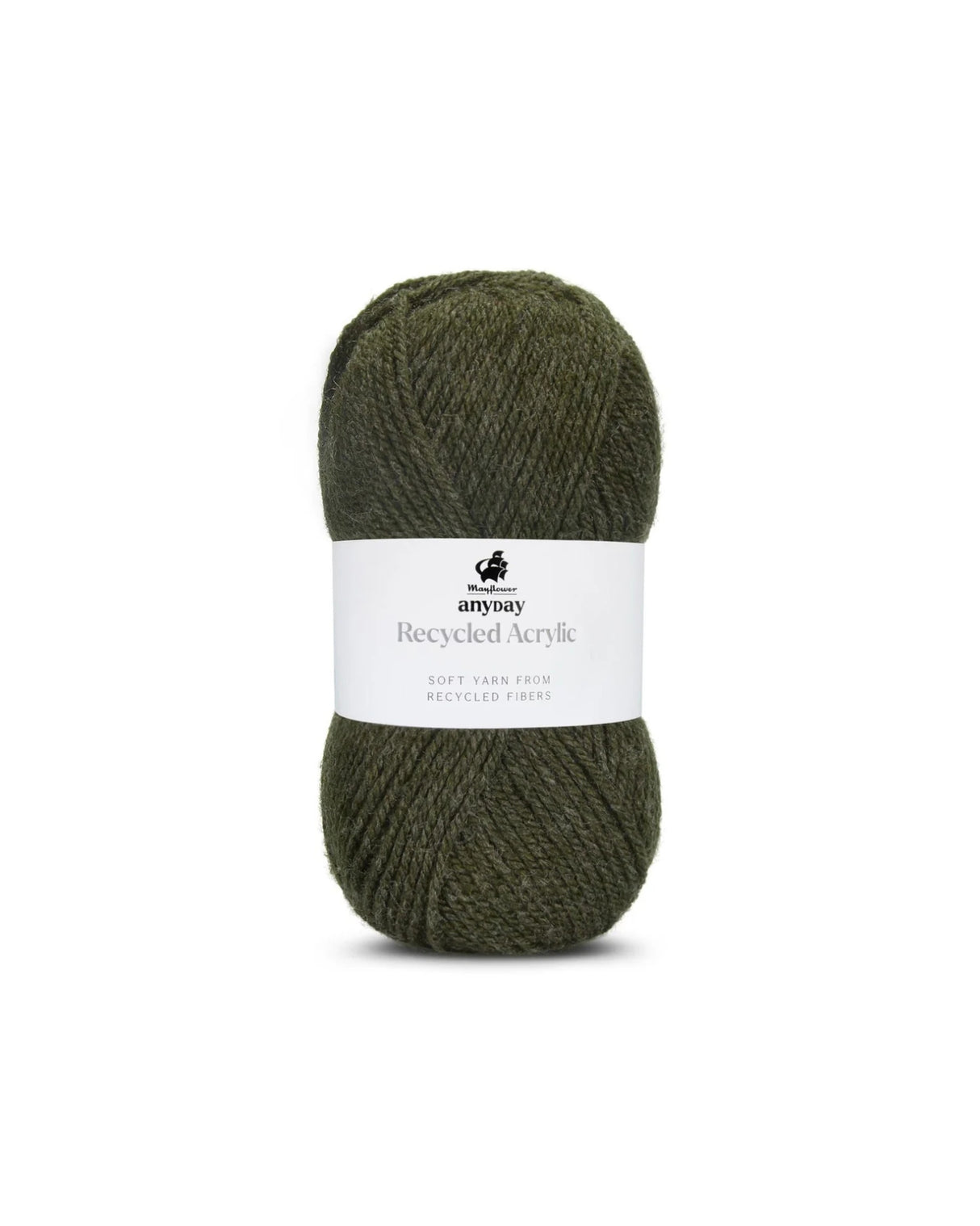 ANYDAY Recycled Acrylic 100g - Fra Mayflower - Fv. 12 Mørk Mosgrøn