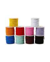 Elastiksnor 1 mm - 25 meter - Rund stofelastik