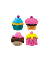 Viskelæder Cupcakes 30x20 mm