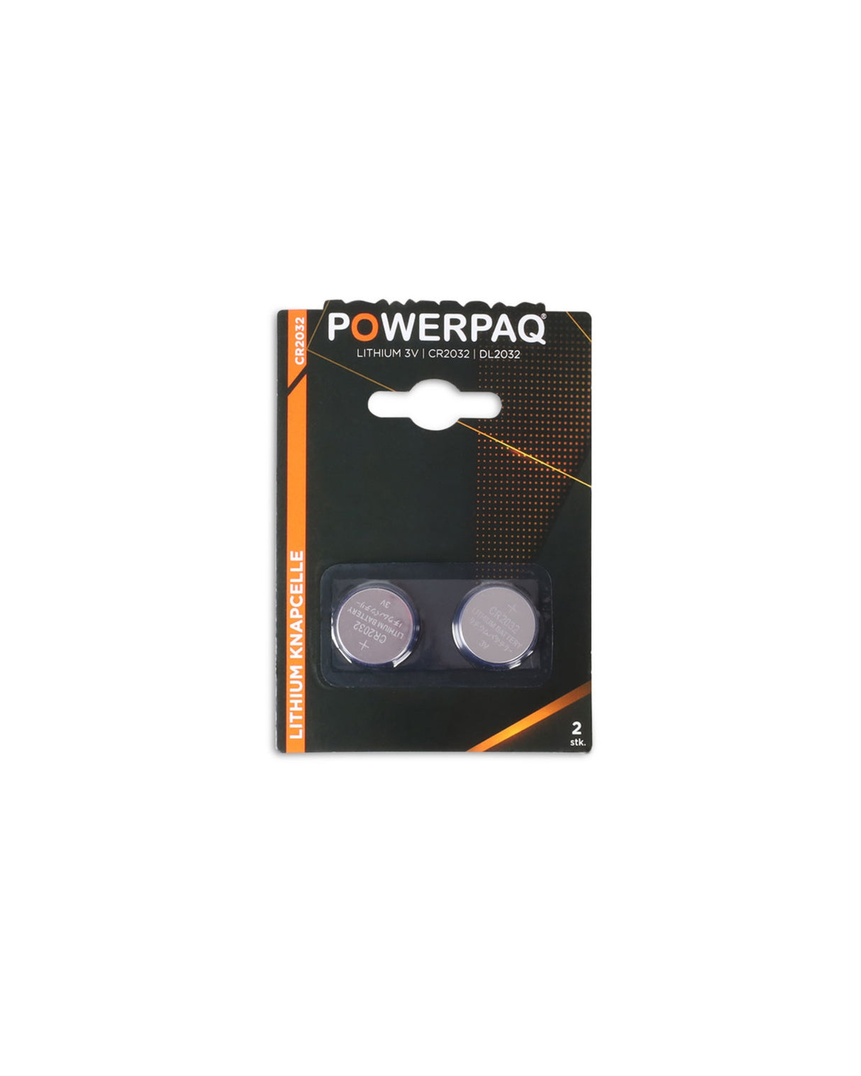 Batterier Lithium CR2032 - PowerPaq
