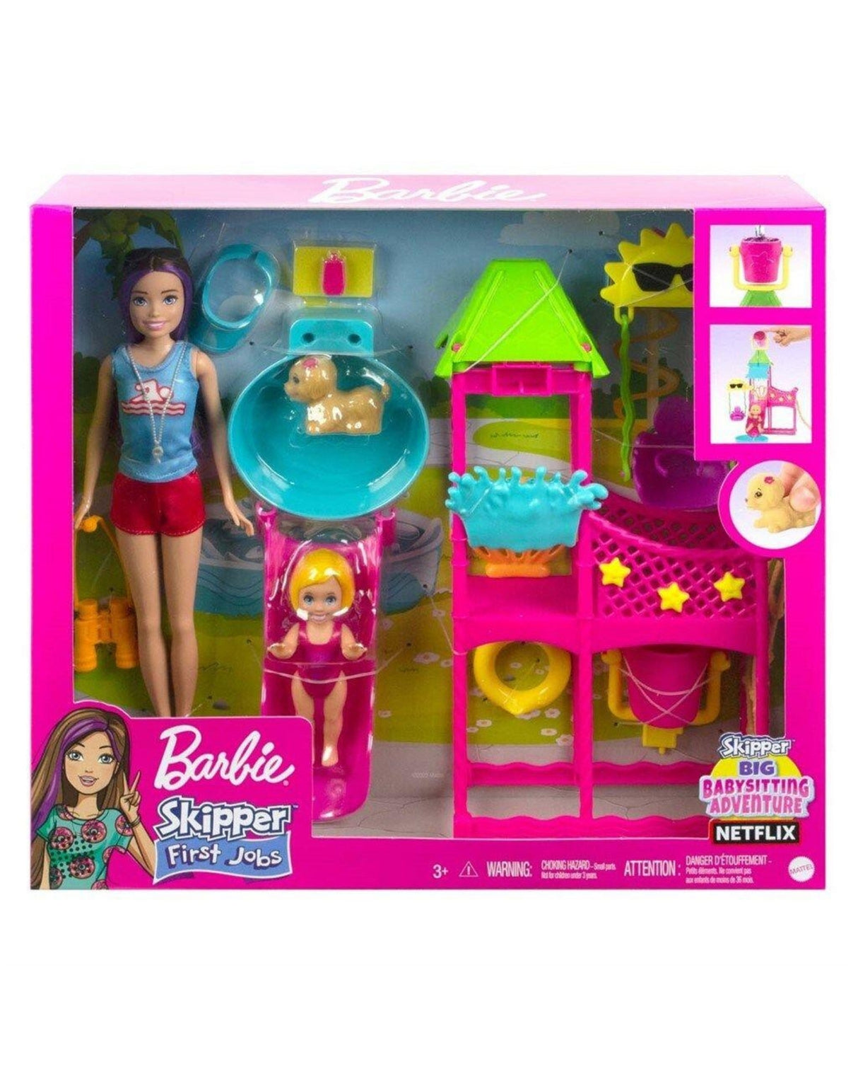 Barbie Skipper First Jobs Water Park Playset