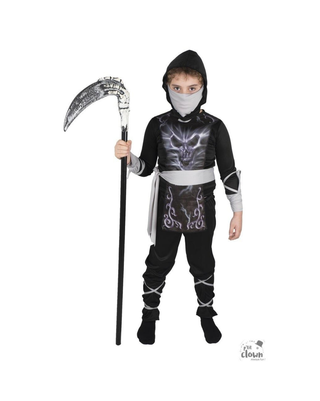 Skeleton ninja costume - kids - 10/12 years