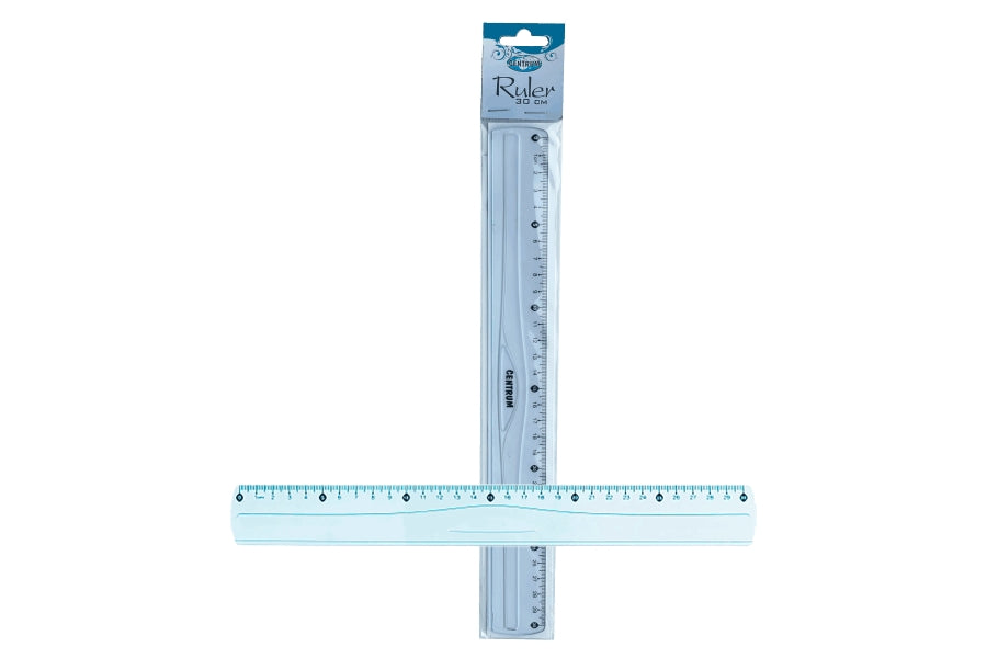Ruler 30cm Transparent