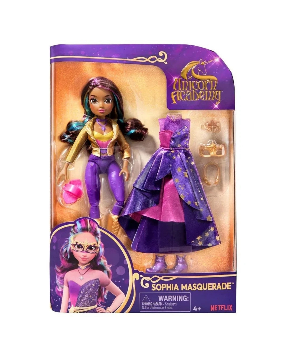 Unicorn Academy Dlx Doll Sophia Masquerade 24 cm