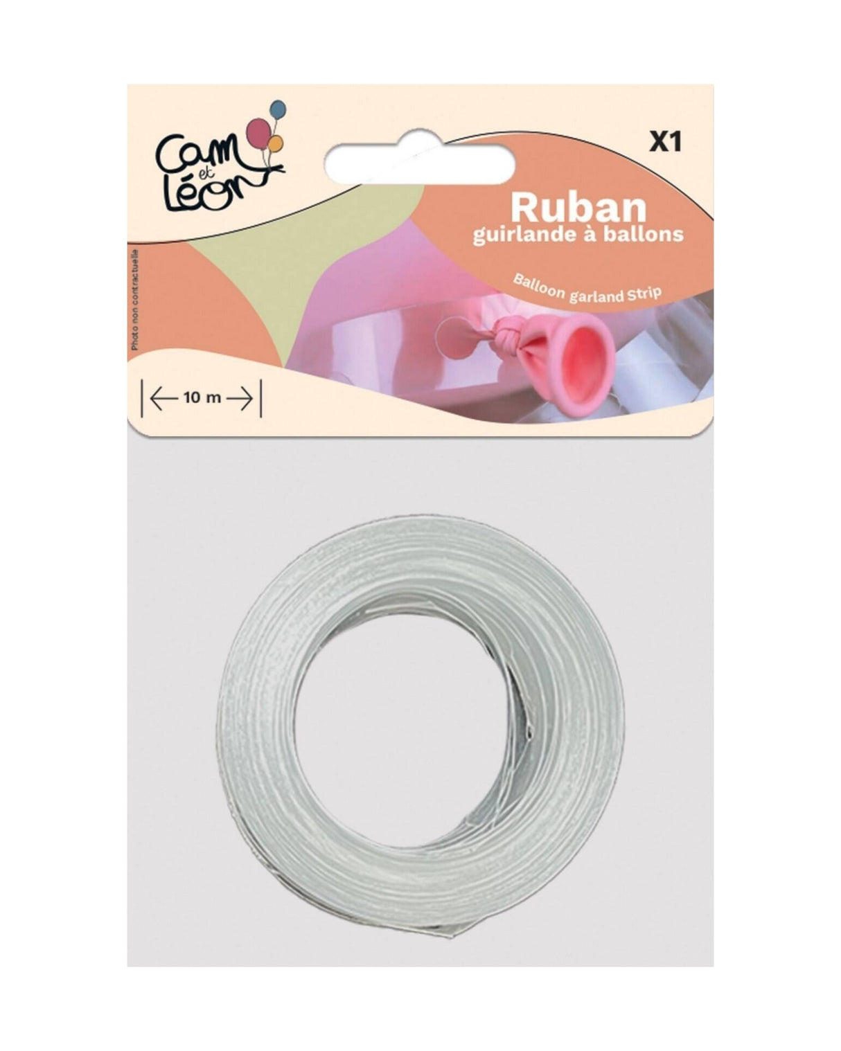 Tape til ophængning af balloner 10 meter