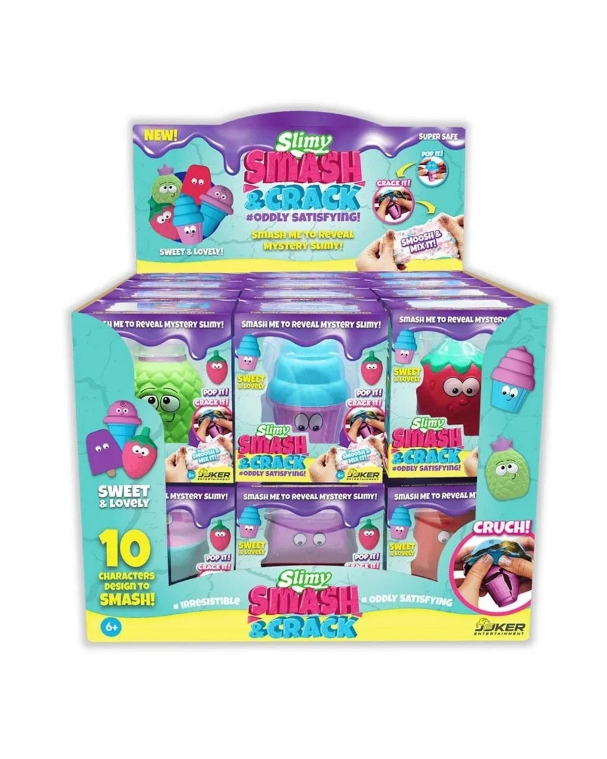 Sensory Compound Slimy Smash &amp; Crack 1 pc