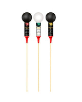 (17) Platinium 3 stk 3" kugle raket