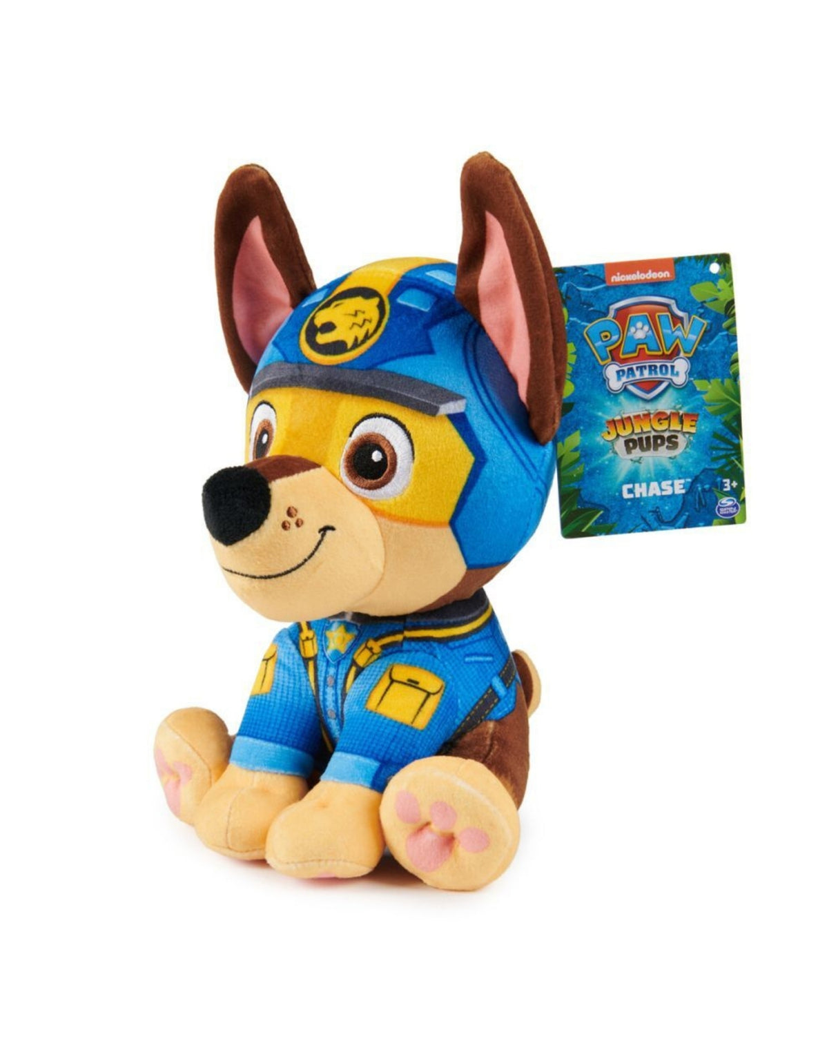 Paw Patrol Jungle Basic Plush 20 cm - Chase