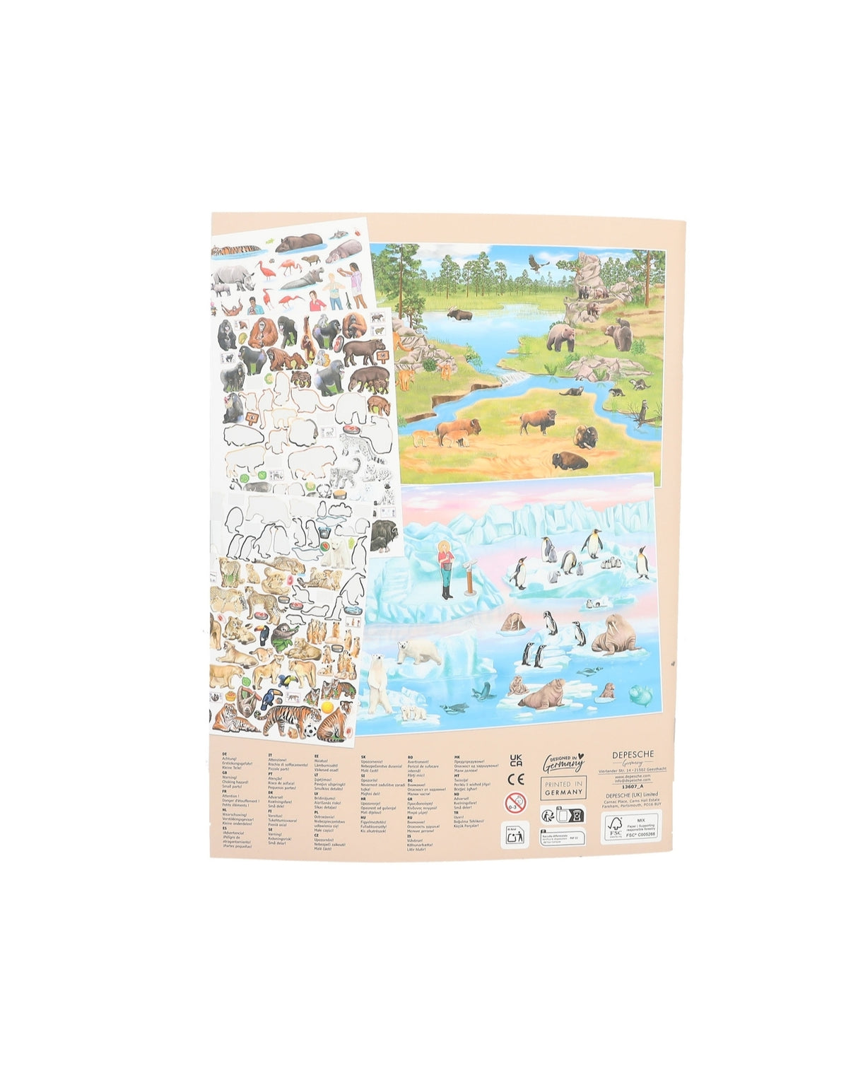 Create your Zoo Aktivitetsbog med stickers