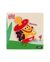 DR Træpuslespil, 3 brikker, 4 asst.