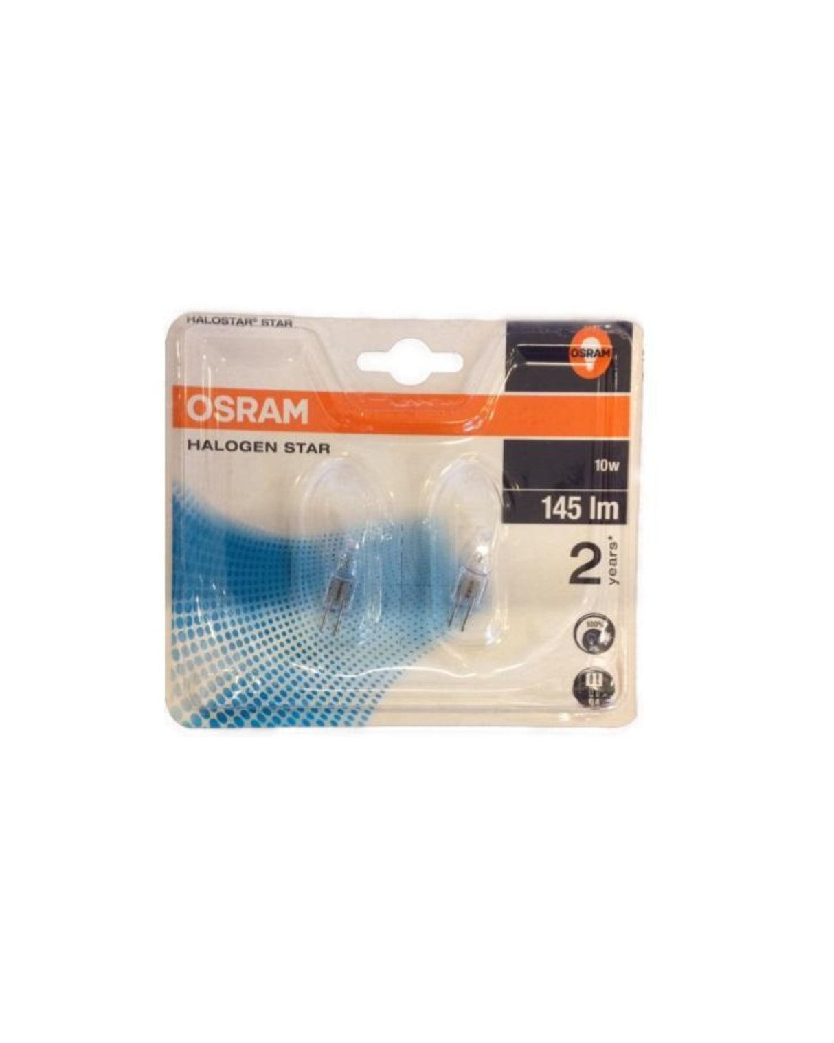 Halogen stifter 2 stk - 10W 130 lm