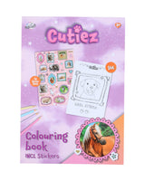 Malebog A4 med stickers og 16 sider