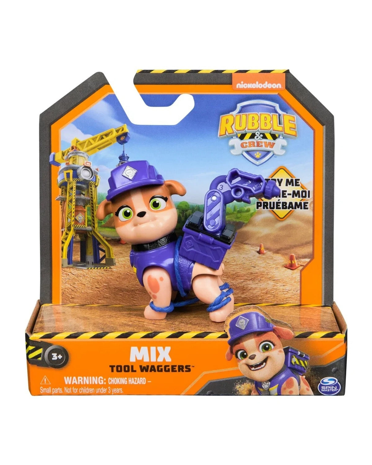 PAW Patrol Rubble &amp; Crew Construction Action Pup - Mix