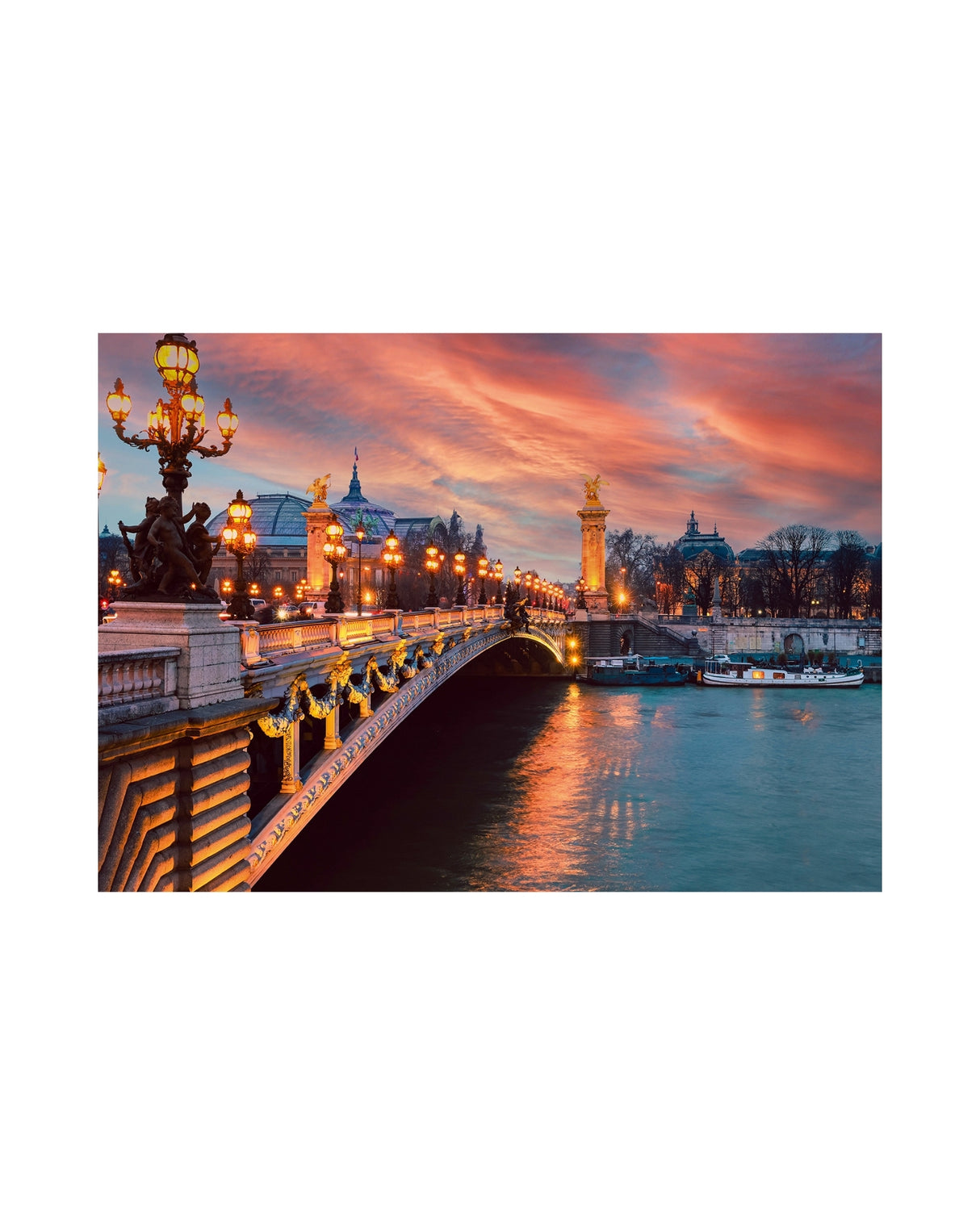 Puslespil med 1000 brikker - Pont Alexandre Iii, Paris