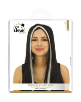 Witch wig - Black and gray